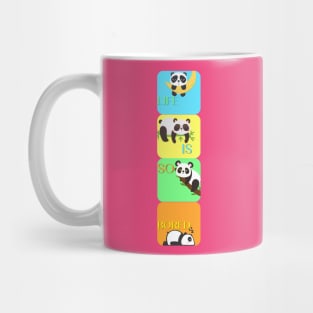 Panda says , life is so BORED Mug